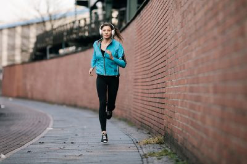 woman running
