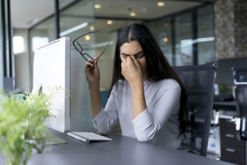 tired woman