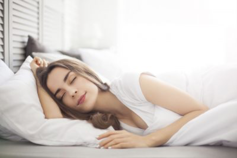 woman sleeping peacefully