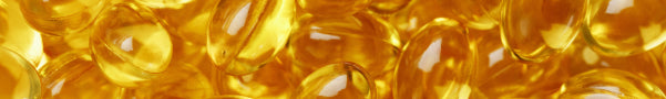 Close-up of yellow gel capsules