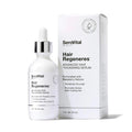 SeroVital Beauty Hair Regeneres Advanced Hair Thickening Serum bottle and packaging on a white background