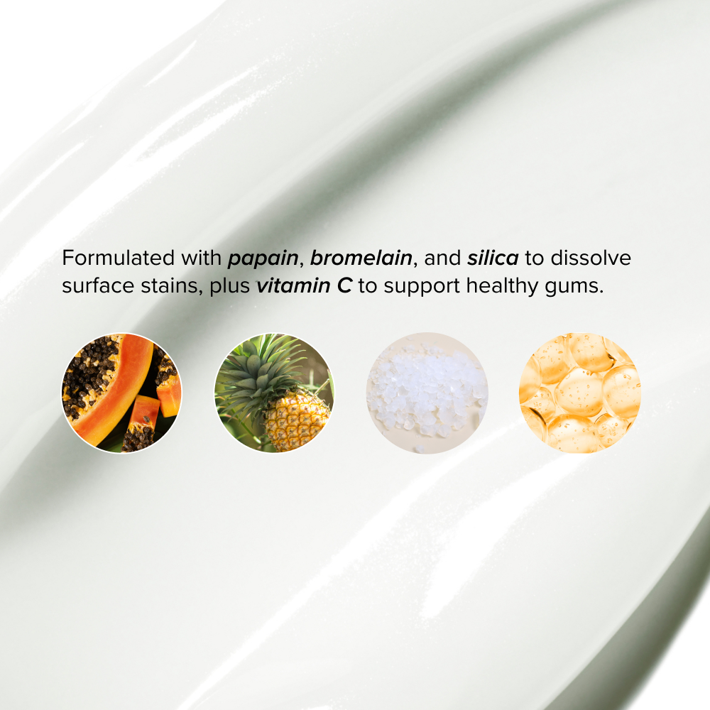 Product packaging with ingredients listed and a white background