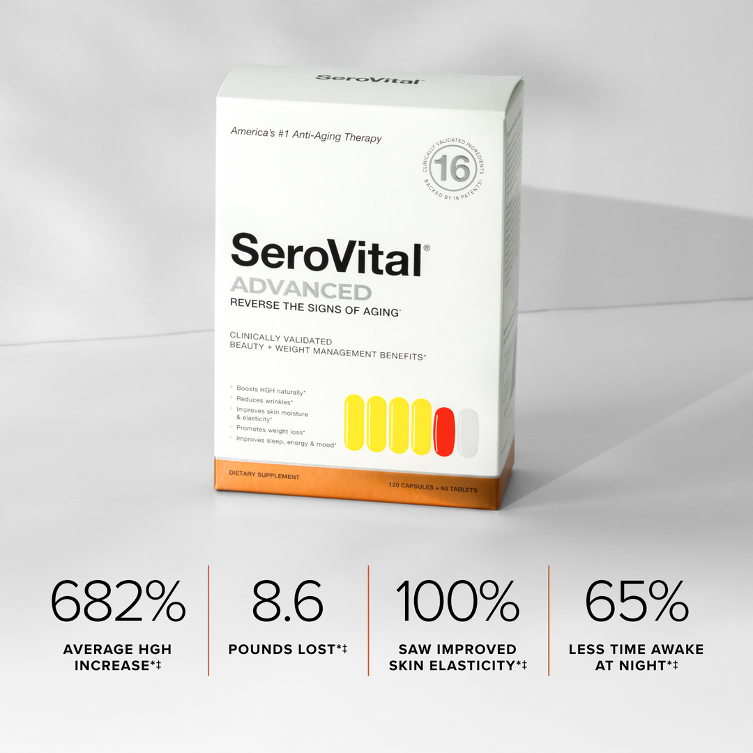 SeroVital ADVANCED - HGH-Boosting Formula + Skin and Weight-Loss Support SeroVital ADVANCED - HGH-Boosting Formula + Skin and Weight-Loss Support
