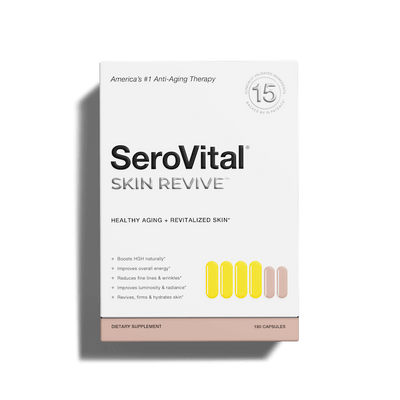 Front view of SeroVital Skin Revive  box on a white background