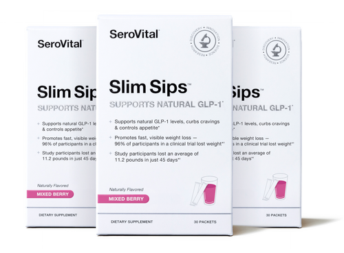 3 boxes of SeroVital Slim Sips
