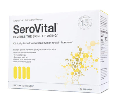 SeroVital original box facing left.