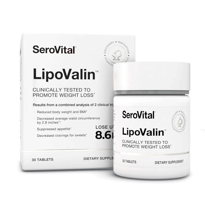 LipoValin box and bottle on a white background.